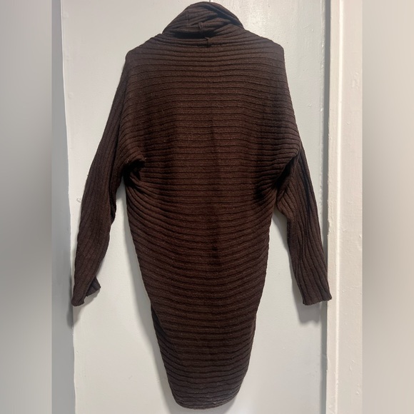 INC International Concepts Chocolate Knit Cardigan - Picture 5 of 7